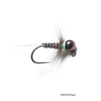 Nimfa mucha wędkarska szara czapla na pstrąga pstrągi lipienie